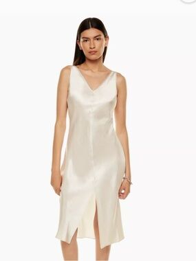 Aritzia babaton slip dress cream colored extra large